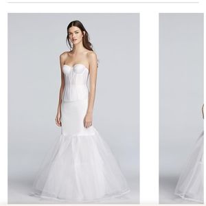 David's Bridal A-line silhouette slip s